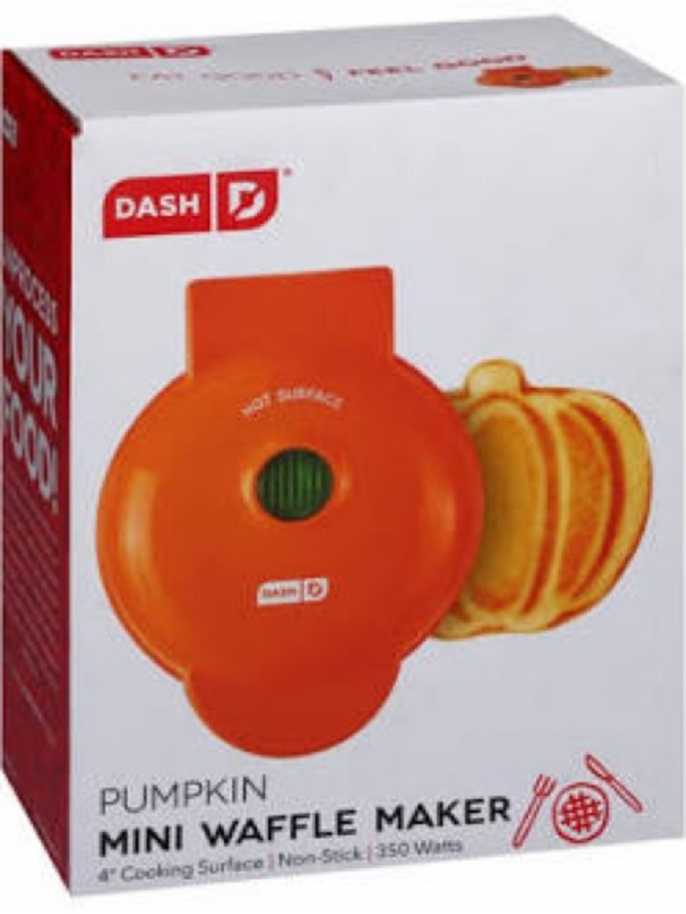 NEW Mini Pumpkin Dash Waffle Maker